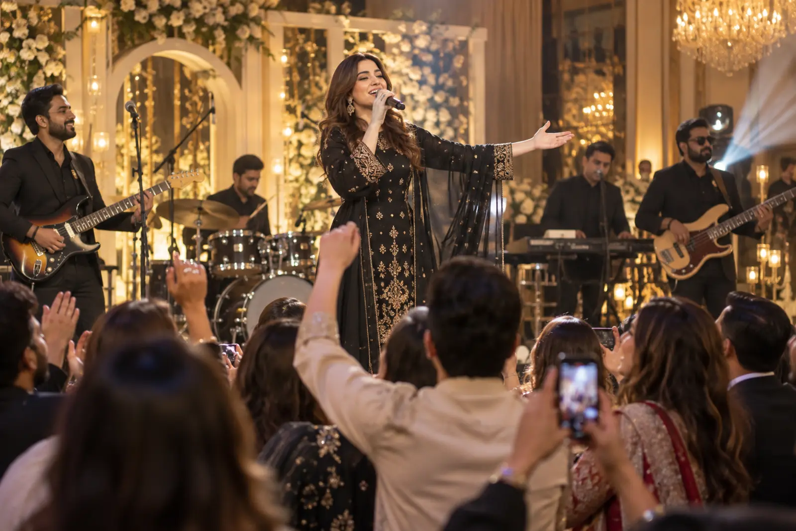 Live singer and band event photography